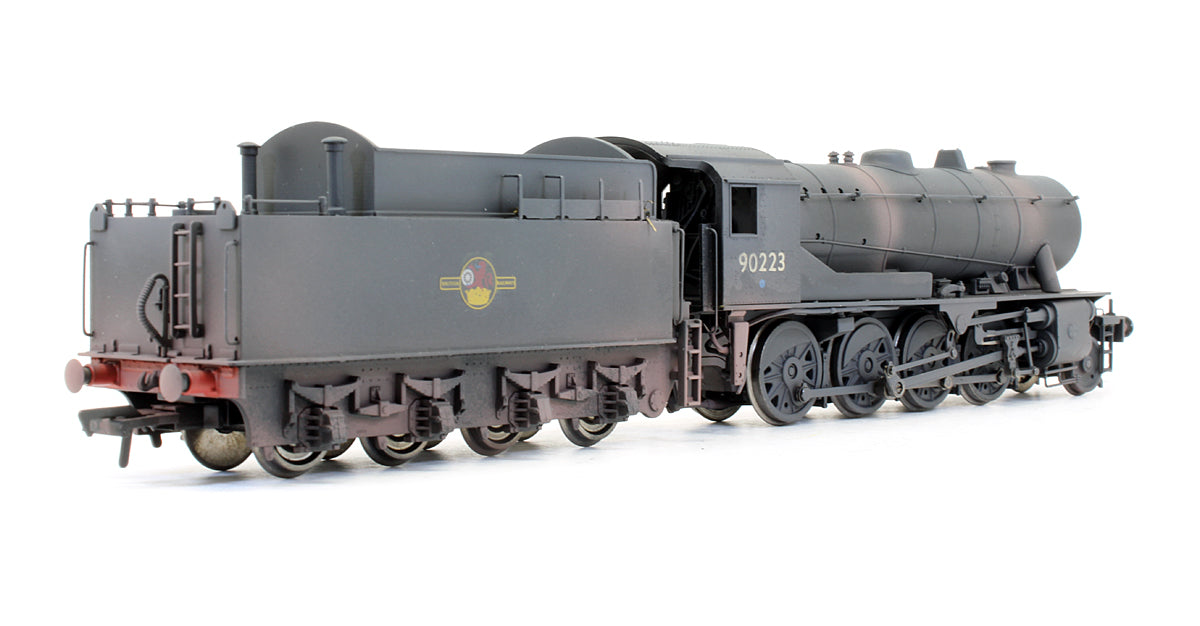 Pre-Owned WD 2-8-0 Austerity '90223' BR Black Late Crest Steam Locomotive - Renumbered & Custom Weathered