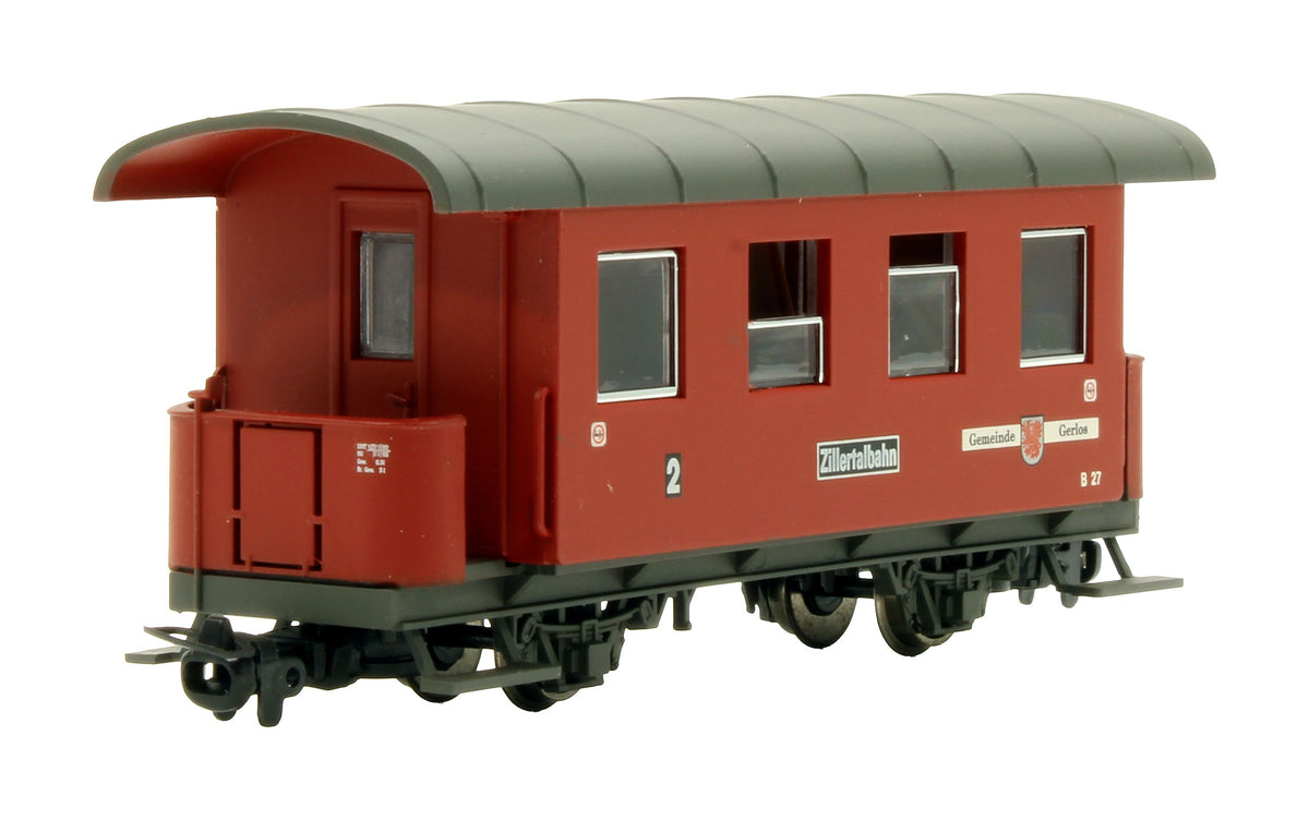 Pre-Owned L177700 Zillertal Railway Train Pack Steam Locomotive & 3 Coach Set