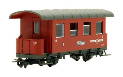 Pre-Owned L177700 Zillertal Railway Train Pack Steam Locomotive & 3 Coach Set