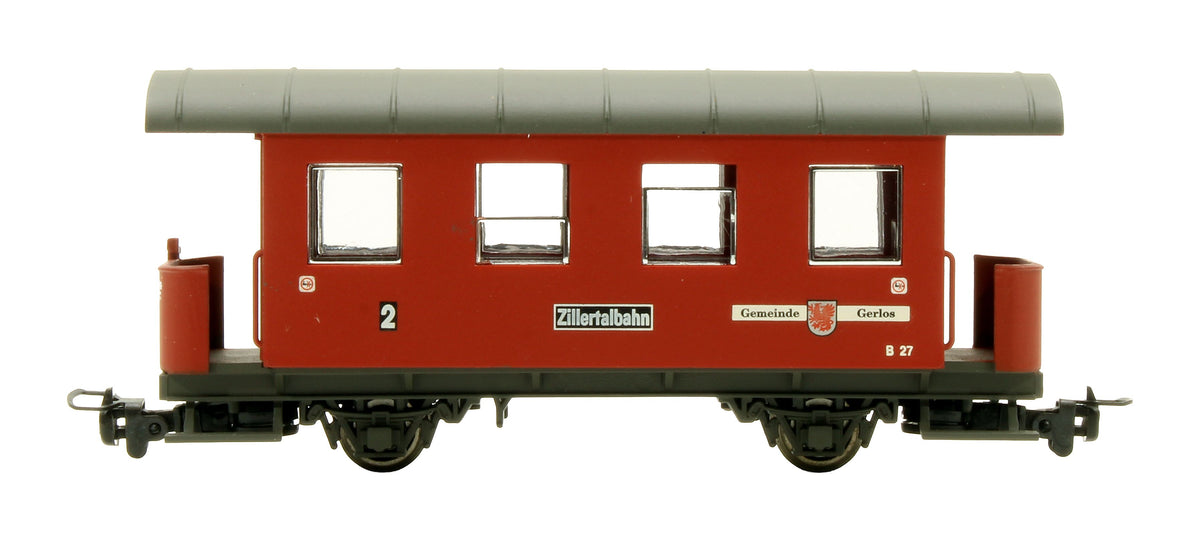 Pre-Owned L177700 Zillertal Railway Train Pack Steam Locomotive & 3 Coach Set