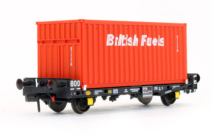 Pre-Owned Set of 3 PFA Container Flat Wagons 'British Fuels'