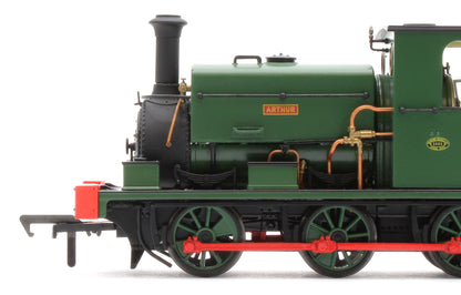 960002 Manning Wardle L Class 'Arthur' in Plain Green 0-6-0ST Steam Tank Locomotive