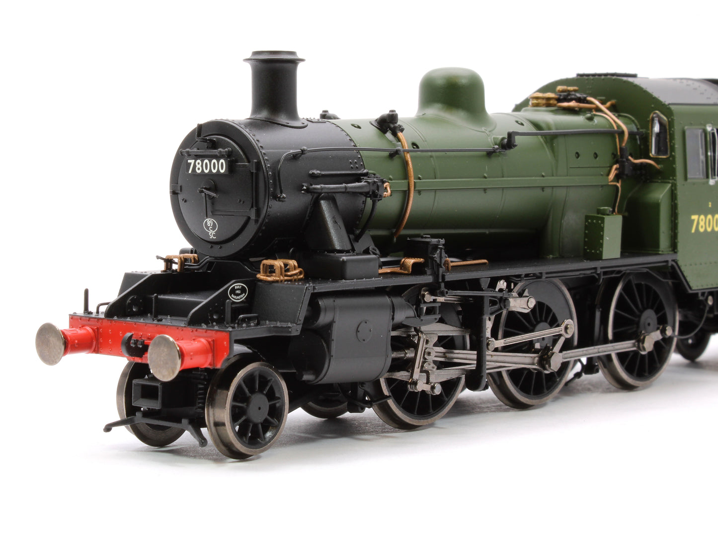 Standard Class 2MT 2-6-0 BR Unlined Green Late Crest 78000 Steam Locomotive