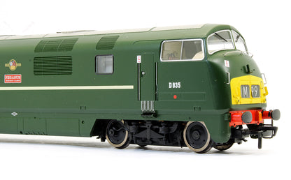 Pre-Owned BR Green Class 43 Warship D835 'Pegasus' BR Green Yellow Panel Diesel Locomotive - DCC Fitted