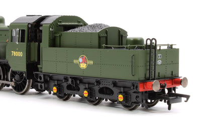 Standard Class 2MT 2-6-0 BR Unlined Green Late Crest 78000 Steam Locomotive