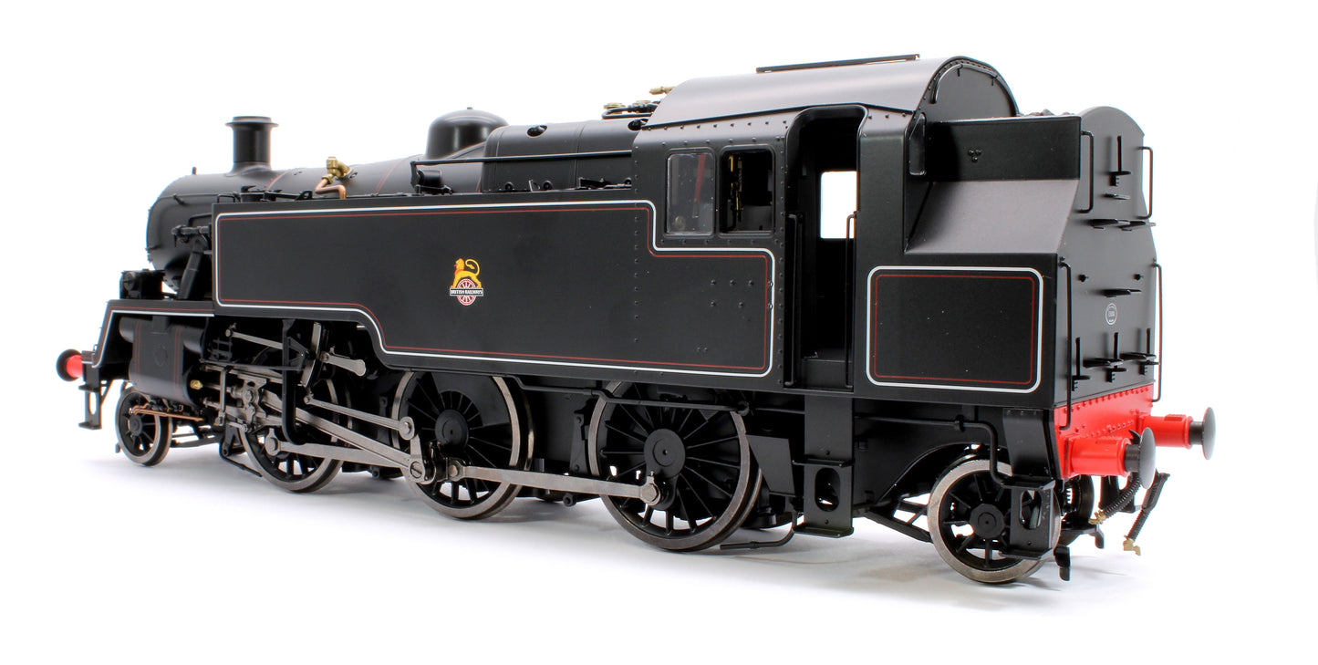 British Railways Standard 3MT 2-6-2T Lined Black Early Crest Unnumbered - Steam Tank Locomotive - DCC Fitted