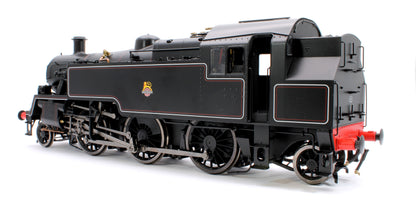 British Railways Standard 3MT 2-6-2T Lined Black Early Crest Unnumbered - Steam Tank Locomotive