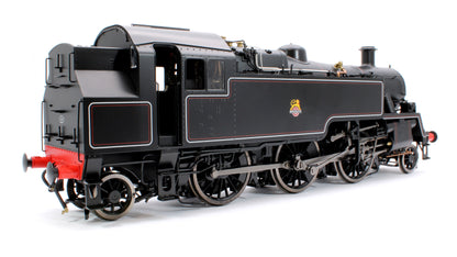 British Railways Standard 3MT 2-6-2T Lined Black Early Crest Unnumbered - Steam Tank Locomotive - DCC Fitted