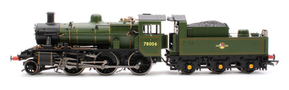 Standard Class 2MT 2-6-0 BR Lined Green Late Crest 78006 Steam Locomotive