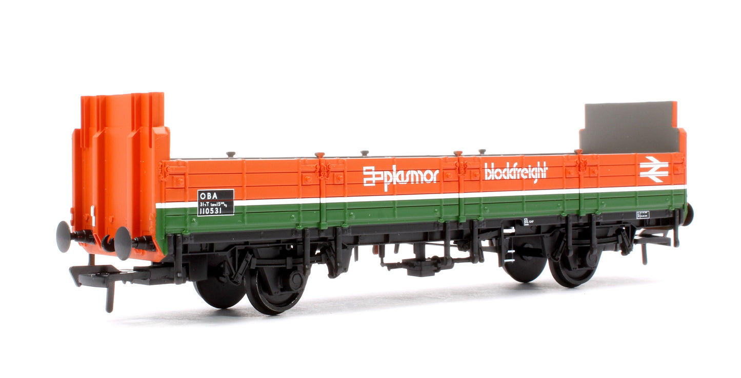 Pre-Owned BR OBA Open Wagon High Ends BR Plasmor Blockfreight No.110531