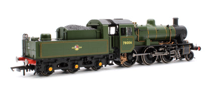 Standard Class 2MT 2-6-0 BR Lined Green Late Crest 78006 Steam Locomotive