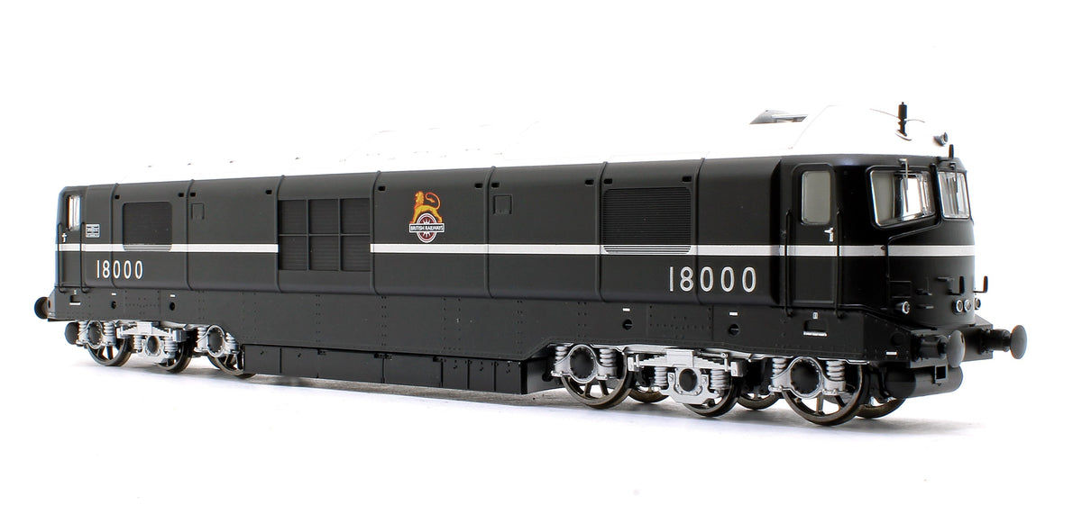Pre-Owned BR Gas Turbine 18000 Class BR Black with Silver Trim Diesel Locomotive - DCC Sound