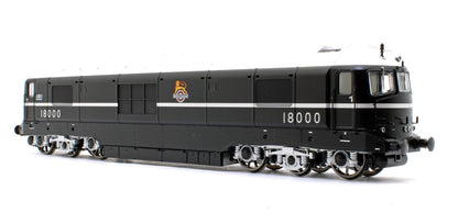 Pre-Owned BR Gas Turbine 18000 Class BR Black with Silver Trim Diesel Locomotive - DCC Sound