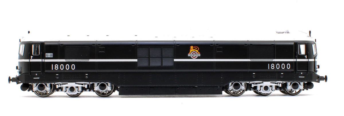Pre-Owned BR Gas Turbine 18000 Class BR Black with Silver Trim Diesel Locomotive - DCC Sound