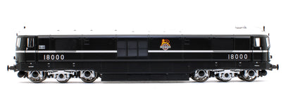 Pre-Owned BR Gas Turbine 18000 Class BR Black with Silver Trim Diesel Locomotive - DCC Sound
