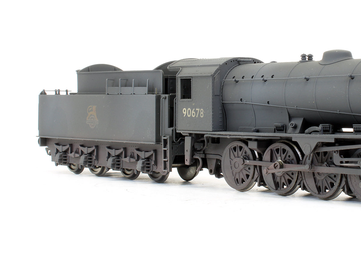Pre-Owned WD 2-8-0 Austerity '90678' BR Black Early Emblem Steam Locomotive - Renumbered & Custom Weathered