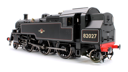 British Railways Standard 3MT 2-6-2T Lined Black Late Crest 82027 - Steam Tank Locomotive - DCC Fitted