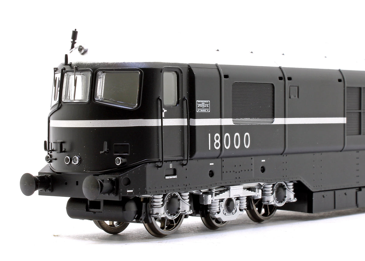 Pre-Owned BR Gas Turbine 18000 Class BR Black with Silver Trim Diesel Locomotive - DCC Sound