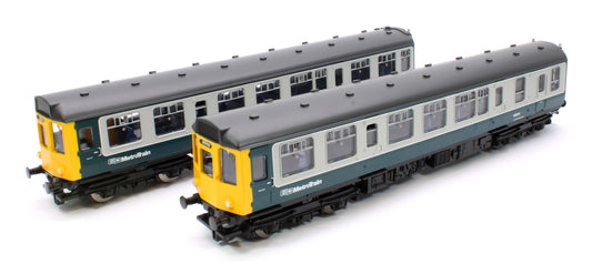 RailRoad Plus Class 110 2- Car MetroTrain E52075 MetroTrain Train Pack