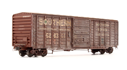 Pre-Owned EPS-90307-2 P-S 5277 Waffle Side Box Car Southern - Road #528311 - Custom Weathered