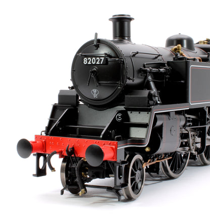 British Railways Standard 3MT 2-6-2T Lined Black Late Crest 82027 - Steam Tank Locomotive