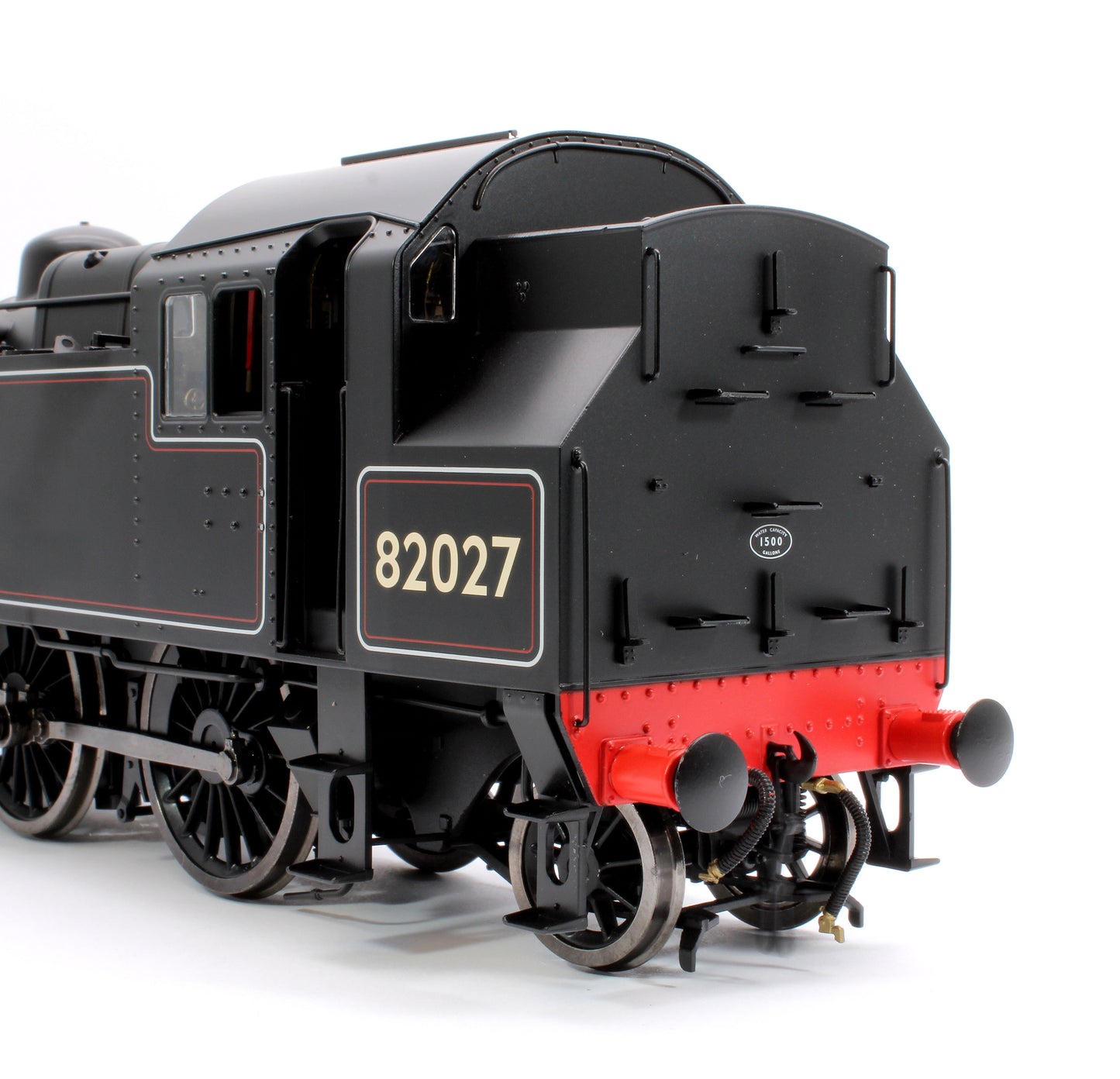 British Railways Standard 3MT 2-6-2T Lined Black Late Crest 82027 - Steam Tank Locomotive - DCC Fitted