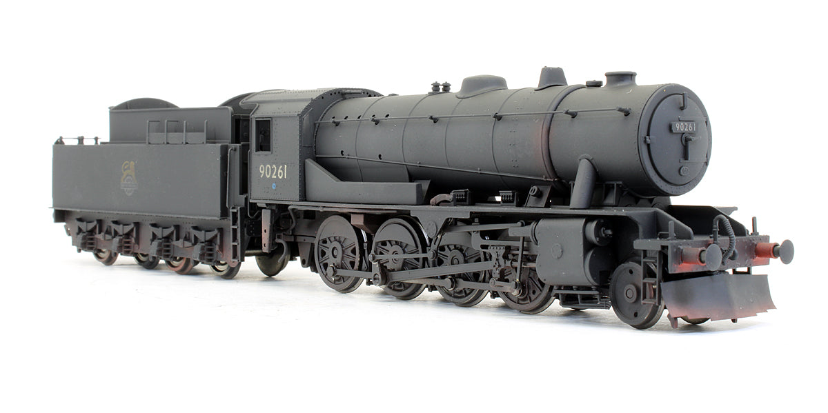 Pre-Owned WD 2-8-0 Austerity '90261' BR Black Early Emblem Steam Locomotive - Renumbered & Custom Weathered