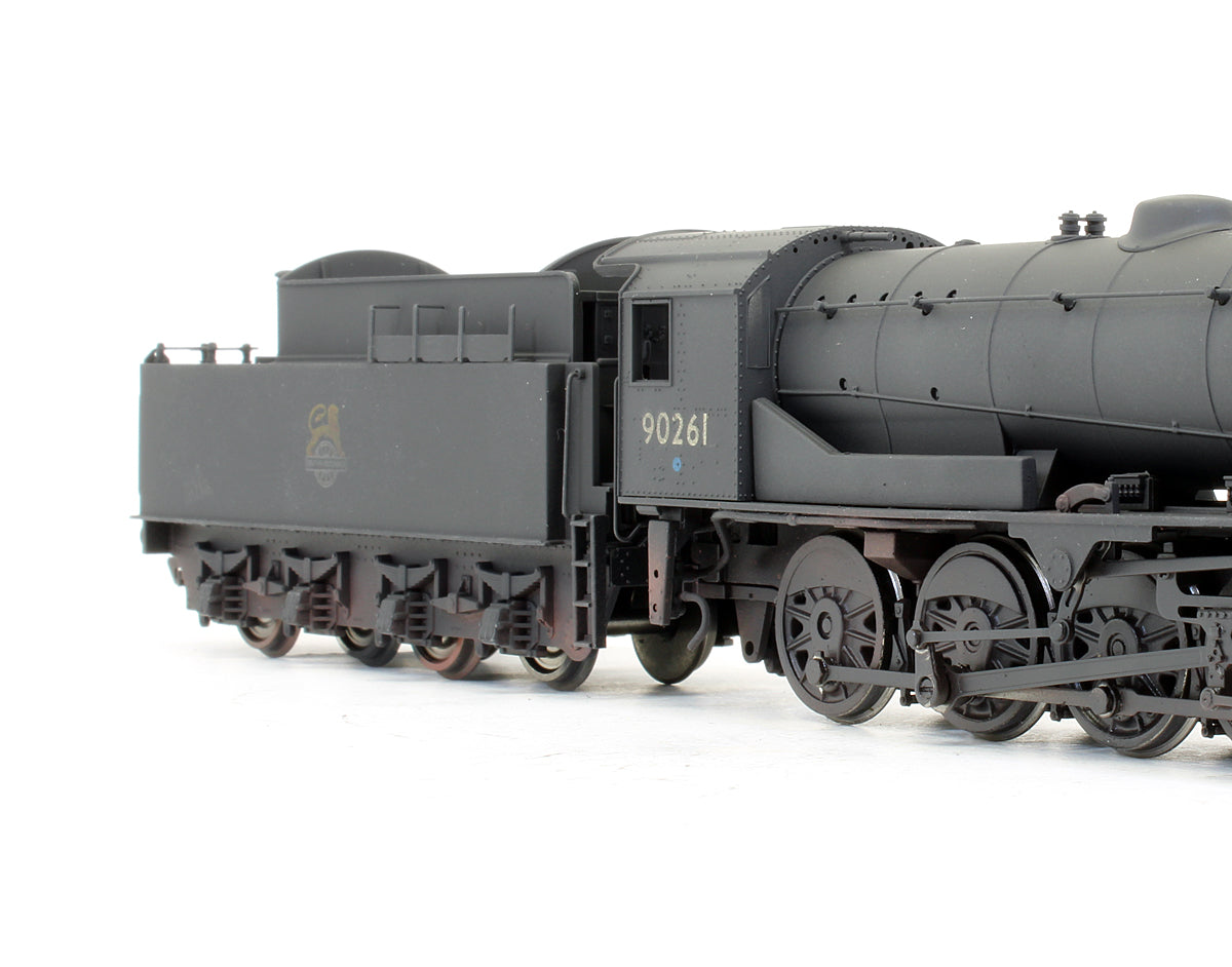 Pre-Owned WD 2-8-0 Austerity '90261' BR Black Early Emblem Steam Locomotive - Renumbered & Custom Weathered