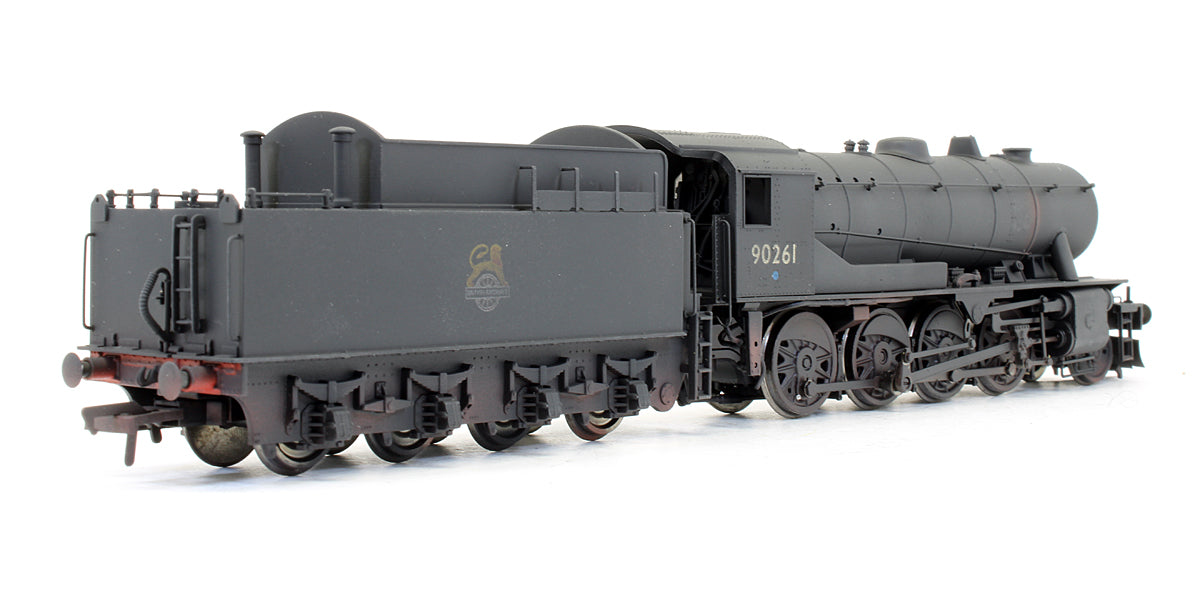 Pre-Owned WD 2-8-0 Austerity '90261' BR Black Early Emblem Steam Locomotive - Renumbered & Custom Weathered