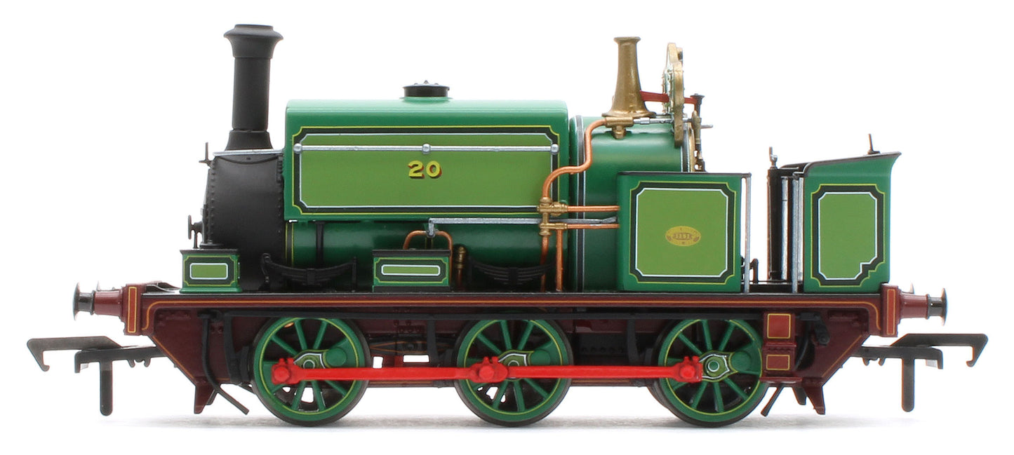 960505 Manning Wardle L Class 'Logan and Hemmingway' No.20 in Lined Green 0-6-0ST Steam Tank Locomotive - DCC Sound