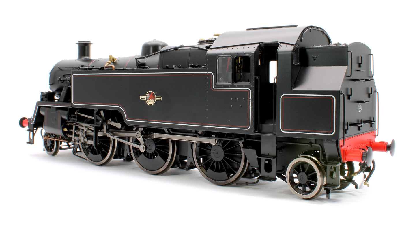 British Railways Standard 3MT 2-6-2T Lined Black Late Crest Unnumbered - Steam Tank Locomotive - DCC Fitted