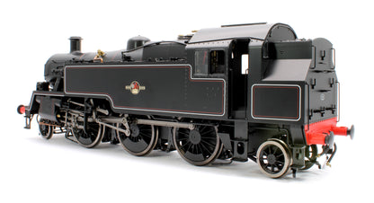 British Railways Standard 3MT 2-6-2T Lined Black Late Crest Unnumbered - Steam Tank Locomotive