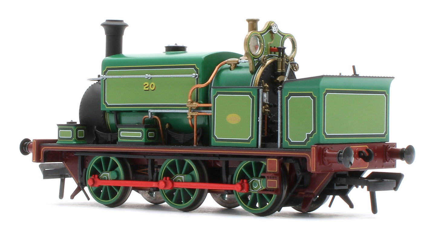 960505 Manning Wardle L Class 'Logan and Hemmingway' No.20 in Lined Green 0-6-0ST Steam Tank Locomotive - DCC Sound