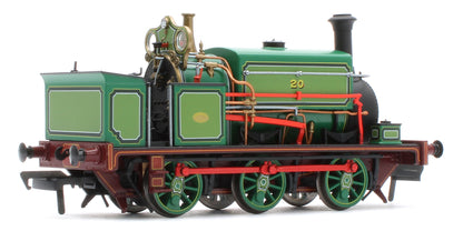 960005 Manning Wardle L Class 'Logan and Hemmingway' No.20 in Lined Green 0-6-0ST Steam Tank Locomotive