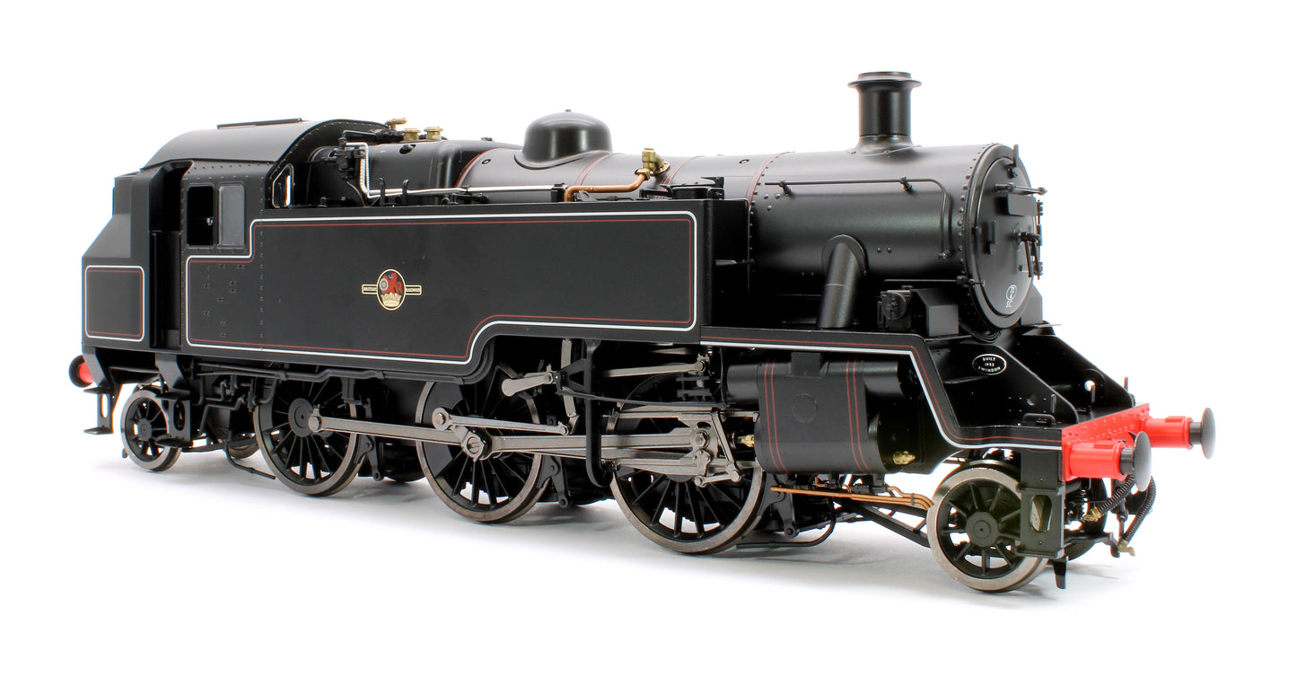 British Railways Standard 3MT 2-6-2T Lined Black Late Crest Unnumbered - Steam Tank Locomotive - DCC Sound