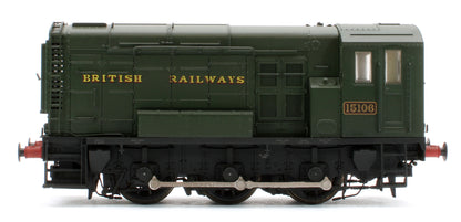 MR-507 Class 11 Shunter BR Green (WR Style Lettering) 15106 Diesel Locomotive - Weathered