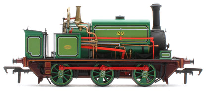 960505 Manning Wardle L Class 'Logan and Hemmingway' No.20 in Lined Green 0-6-0ST Steam Tank Locomotive - DCC Sound