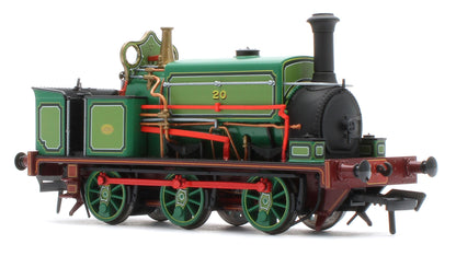 960505 Manning Wardle L Class 'Logan and Hemmingway' No.20 in Lined Green 0-6-0ST Steam Tank Locomotive - DCC Sound