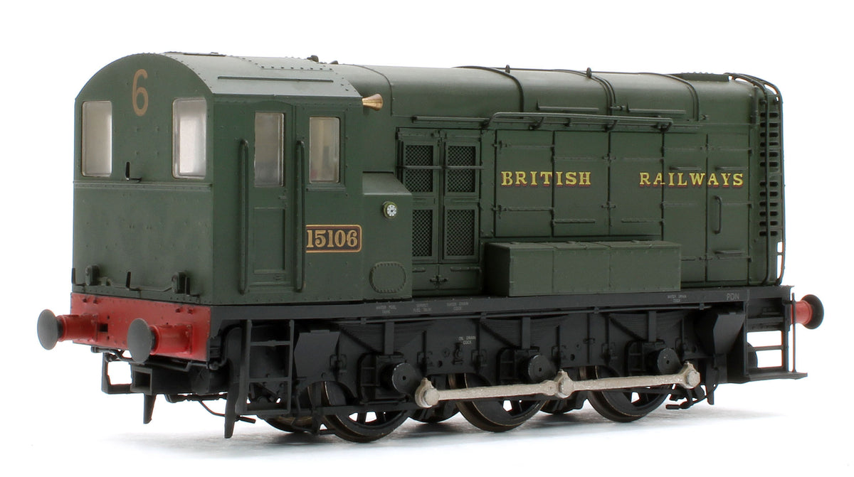 MR-507 Class 11 Shunter BR Green (WR Style Lettering) 15106 Diesel Locomotive - Weathered