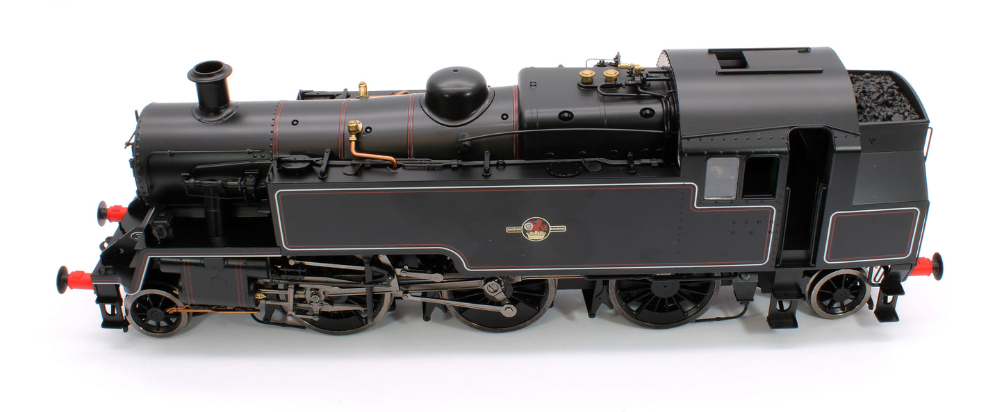 British Railways Standard 3MT 2-6-2T Lined Black Late Crest Unnumbered - Steam Tank Locomotive - DCC Fitted