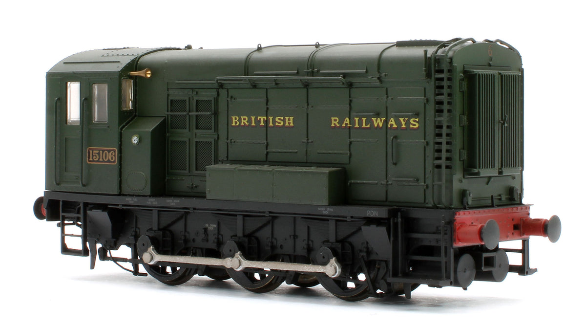 MR-507 Class 11 Shunter BR Green (WR Style Lettering) 15106 Diesel Locomotive - Weathered