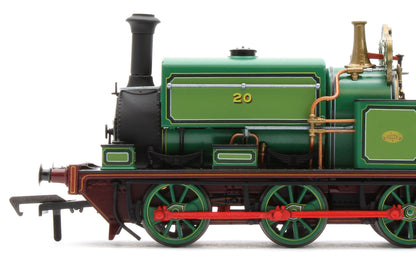 960505 Manning Wardle L Class 'Logan and Hemmingway' No.20 in Lined Green 0-6-0ST Steam Tank Locomotive - DCC Sound