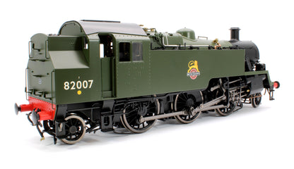 British Railways Standard 3MT 2-6-2T Green Early Crest 82007 - Steam Tank Locomotive