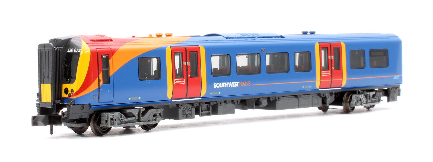 Class 450 4-Car EMU No. 450073 in South West Trains livery