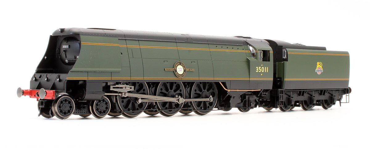 Pre-Owned R3971 BR Merchant Navy Class 4-6-2 'General Steam Navigation' 35011 Steam Locomotive - Metal Bodied