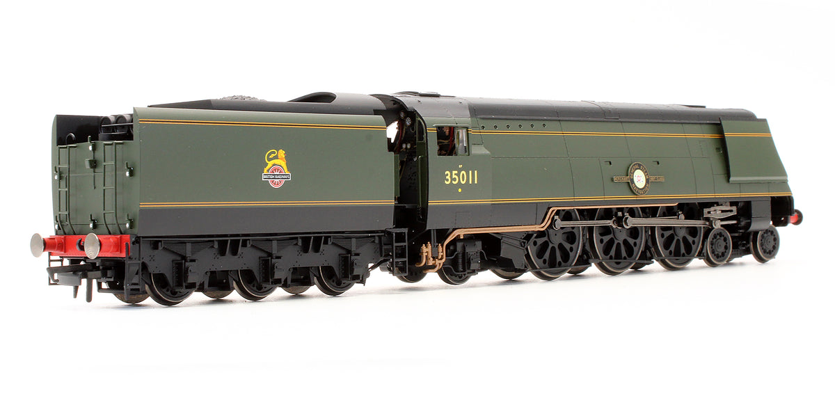 Pre-Owned R3971 BR Merchant Navy Class 4-6-2 'General Steam Navigation' 35011 Steam Locomotive - Metal Bodied