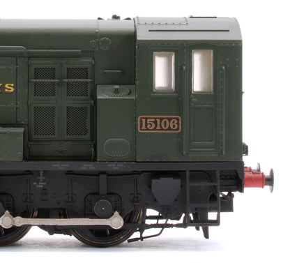 MR-507 Class 11 Shunter BR Green (WR Style Lettering) 15106 Diesel Locomotive - Weathered