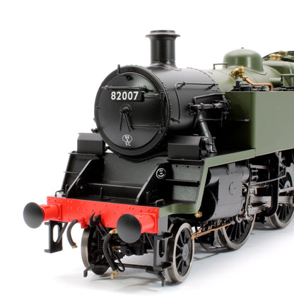 British Railways Standard 3MT 2-6-2T Green Early Crest 82007 - Steam Tank Locomotive