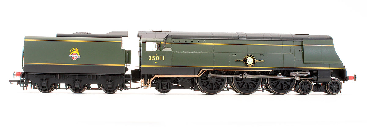 Pre-Owned R3971 BR Merchant Navy Class 4-6-2 'General Steam Navigation' 35011 Steam Locomotive - Metal Bodied