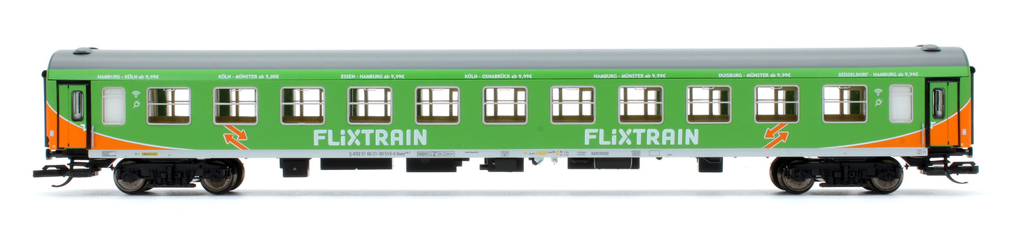 Pre-Owned Set Of 3 Flixtrain Coaches